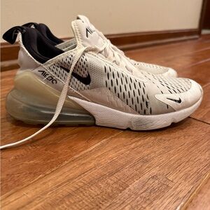Nike Air Max 270 White and Black Sneakers